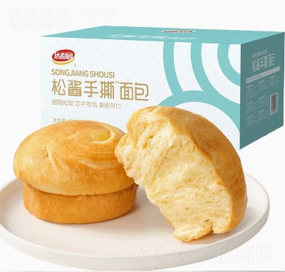 達(dá)利園美焙辰松絲小焙肉松拔絲蛋糕營養(yǎng)早餐面包