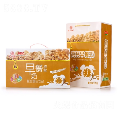 吉慶同福核桃早餐奶復(fù)合蛋白飲品