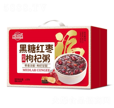 全福八寶黑糖紅棗枸杞粥速食營(yíng)養(yǎng)粥禮盒