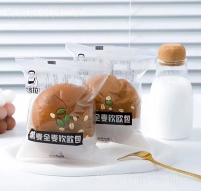 新格拉黑麥全麥軟歐包面包