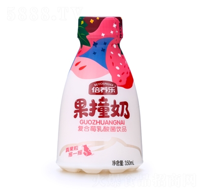 倍養(yǎng)樂(lè)果撞奶復(fù)合莓乳酸菌飲品350ml