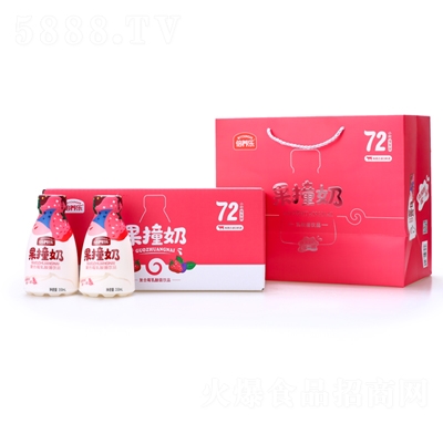 倍養(yǎng)樂(lè)果撞奶復(fù)合莓乳酸菌飲品350mlX12