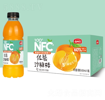 倍養(yǎng)樂(lè)微佐餐沙糖桔復(fù)合果汁飲料600mlX15