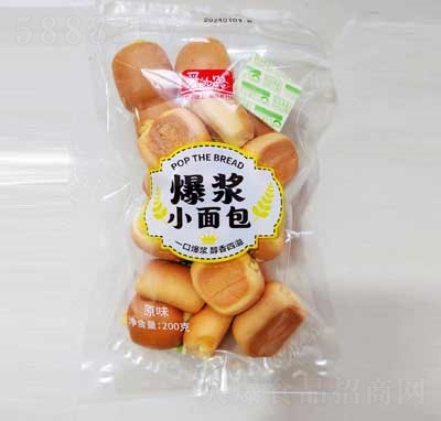 愛的路爆漿小面包原味200克