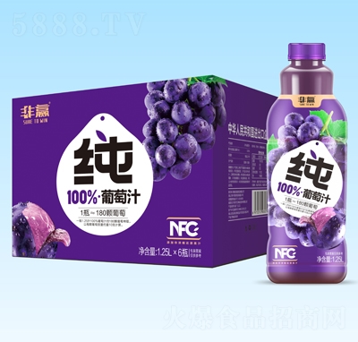 ���A100%����֭1.25LX6ƿ