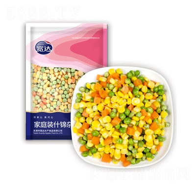 寬達(dá)家庭裝什錦雜菜800g速凍食品招商代理