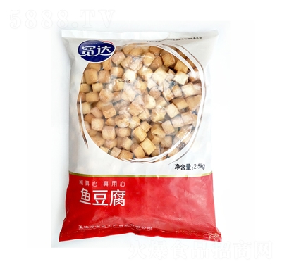 寬達(dá)魚豆腐2.5kg速凍食品招商代理
