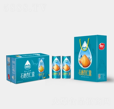 純旺石磨杏仁露植物蛋白飲料240mlX12禮盒裝