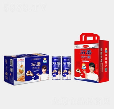 承露王子石磨杏仁露植物蛋白飲料240ml禮盒裝