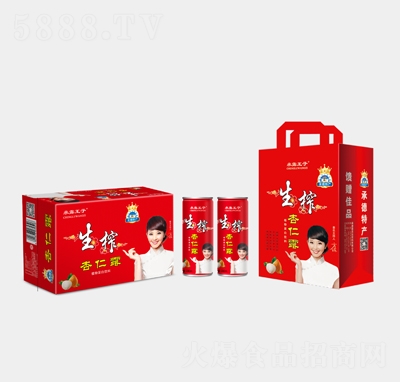 承露王子生榨杏仁露植物蛋白飲料禮盒裝