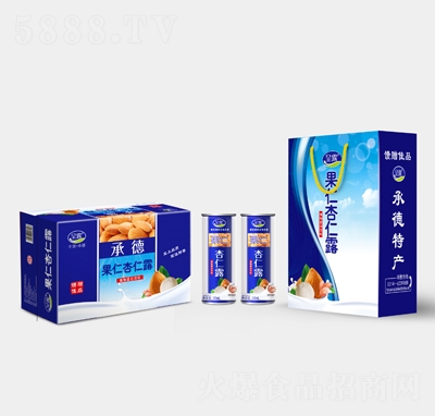 呈露果仁杏仁露植物蛋白飲料240ml禮盒裝