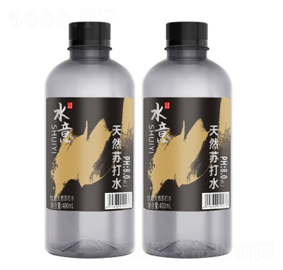 水意飲用天然蘇打水400ml招商