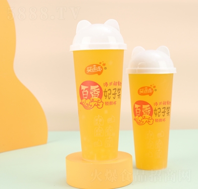 笑連連港式鮮果飲百香妃子笑果肉果汁飲料