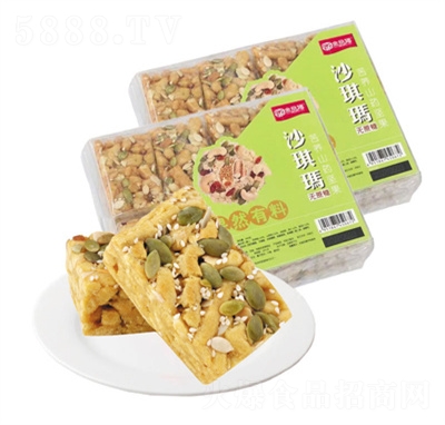 金品福營養(yǎng)藜麥苦蕎堅(jiān)果沙琪瑪軟糯木糖醇休閑零食400g