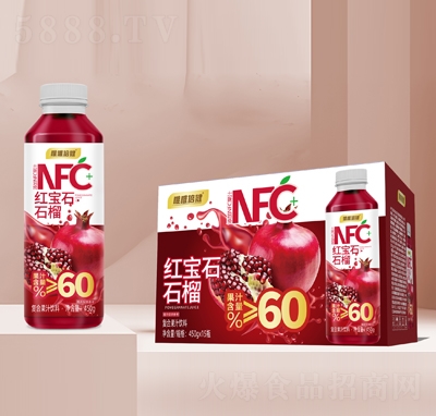 唯唯倍健紅寶石石榴復合果汁飲料450gX15瓶