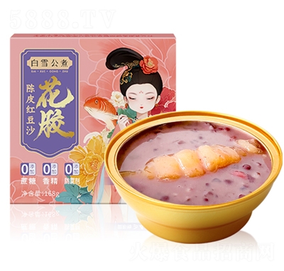 豪園花膠陳皮紅豆沙168g