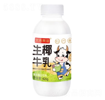 大吉果滋生椰牛乳復(fù)合蛋白飲料420g