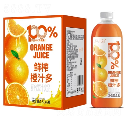 �pС���rե��֭���ͺϹ�֭�Ʒ1.5LX6ƿ