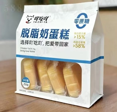 吖吃吖脫脂奶蛋糕252g招商