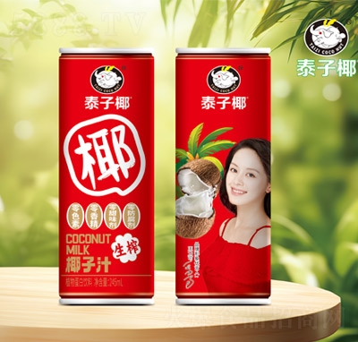 泰子椰生榨椰子汁245ml