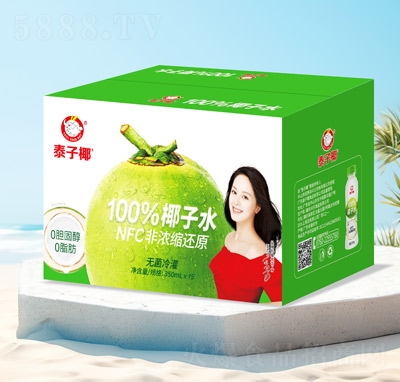 泰子椰100%椰子水-350ml×15