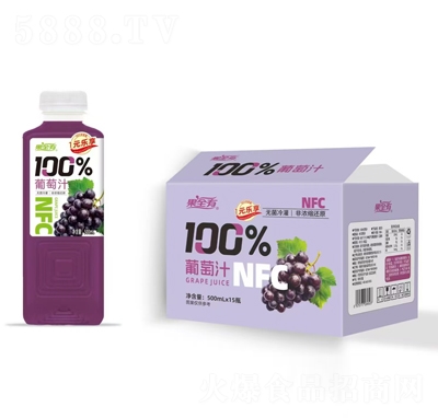 果全有NFC100%葡萄汁500mlX15瓶