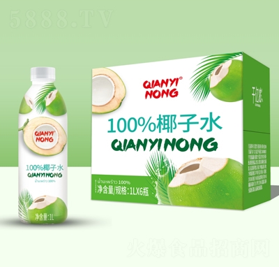 ǧ�|��100%Ҭ��ˮ1LX6ƿ