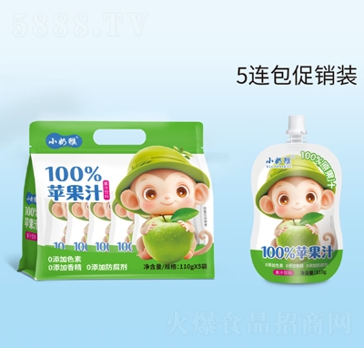 С�̺�100%�O��֭��֭���110gX5��