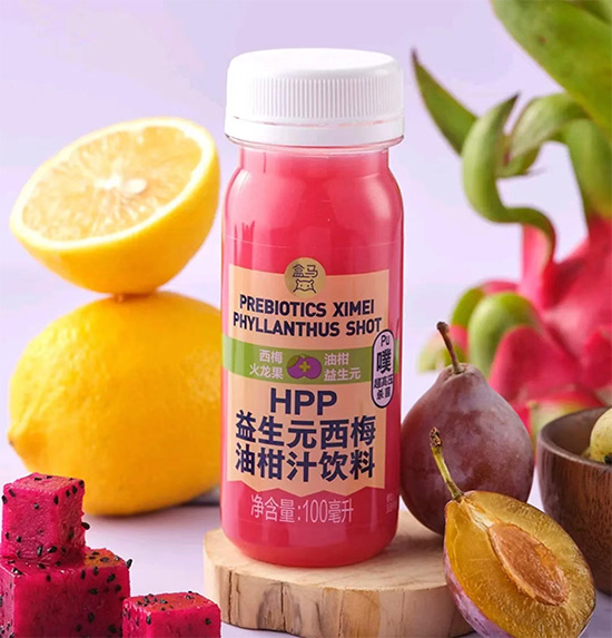 盒馬上新HPP益生元西梅油柑汁飲料 盒馬上新HPP益生元西梅油柑汁飲料